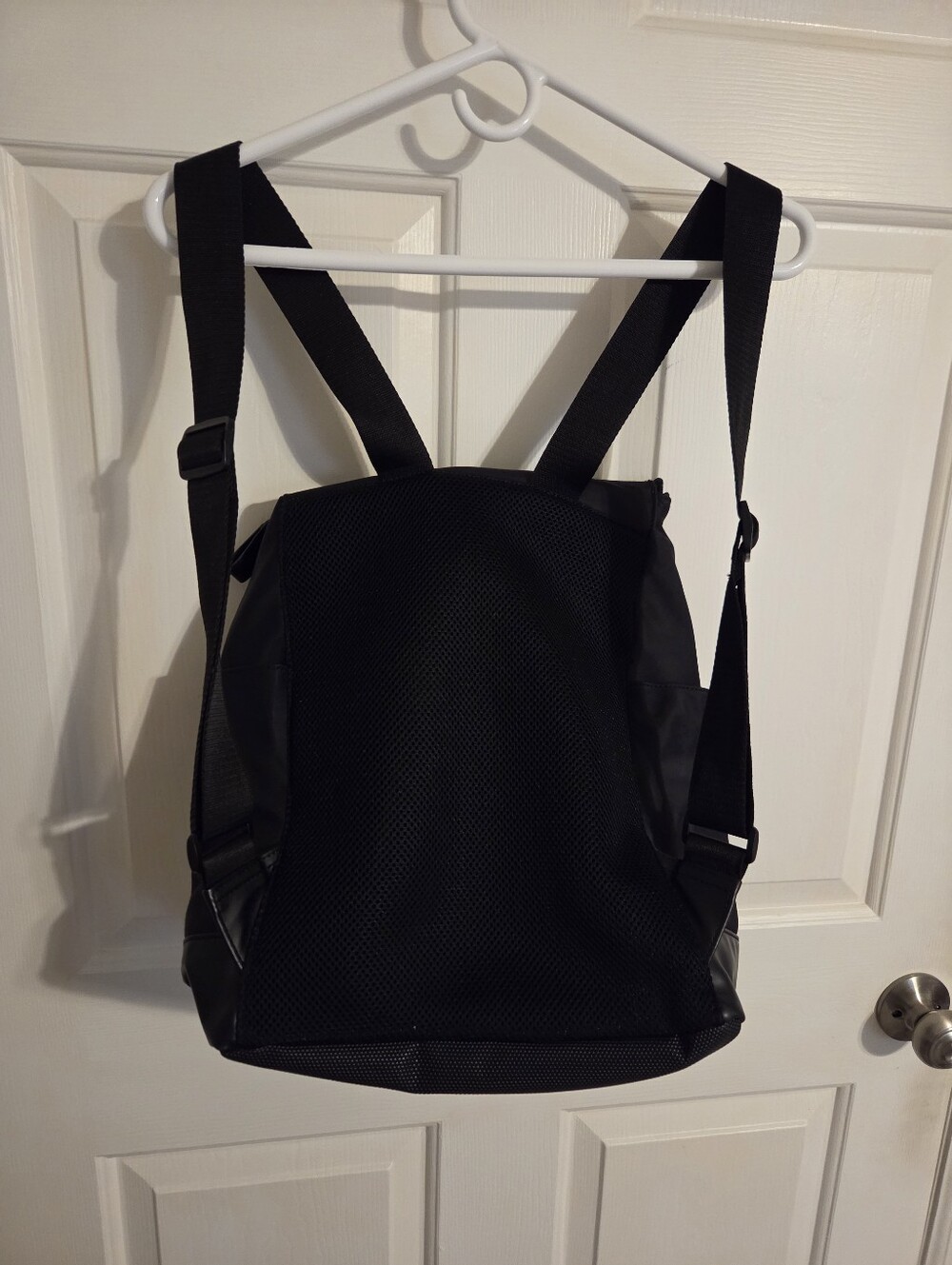 Calvin Klein Black Backpack with Faux Leather Accents - Picture 10 of 11